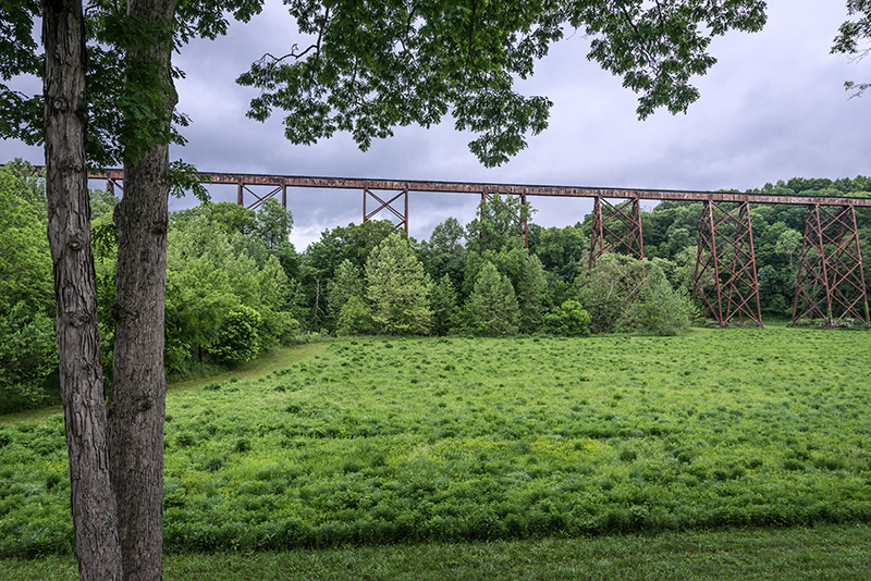 Tulip Trestle Summer Storm - Bloomfield - Indiana - Photographer's Guide